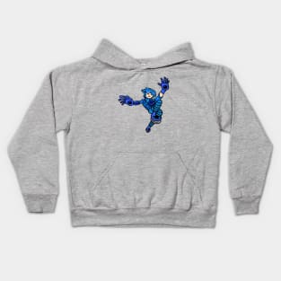 Cute cartoon ice skater Kids Hoodie